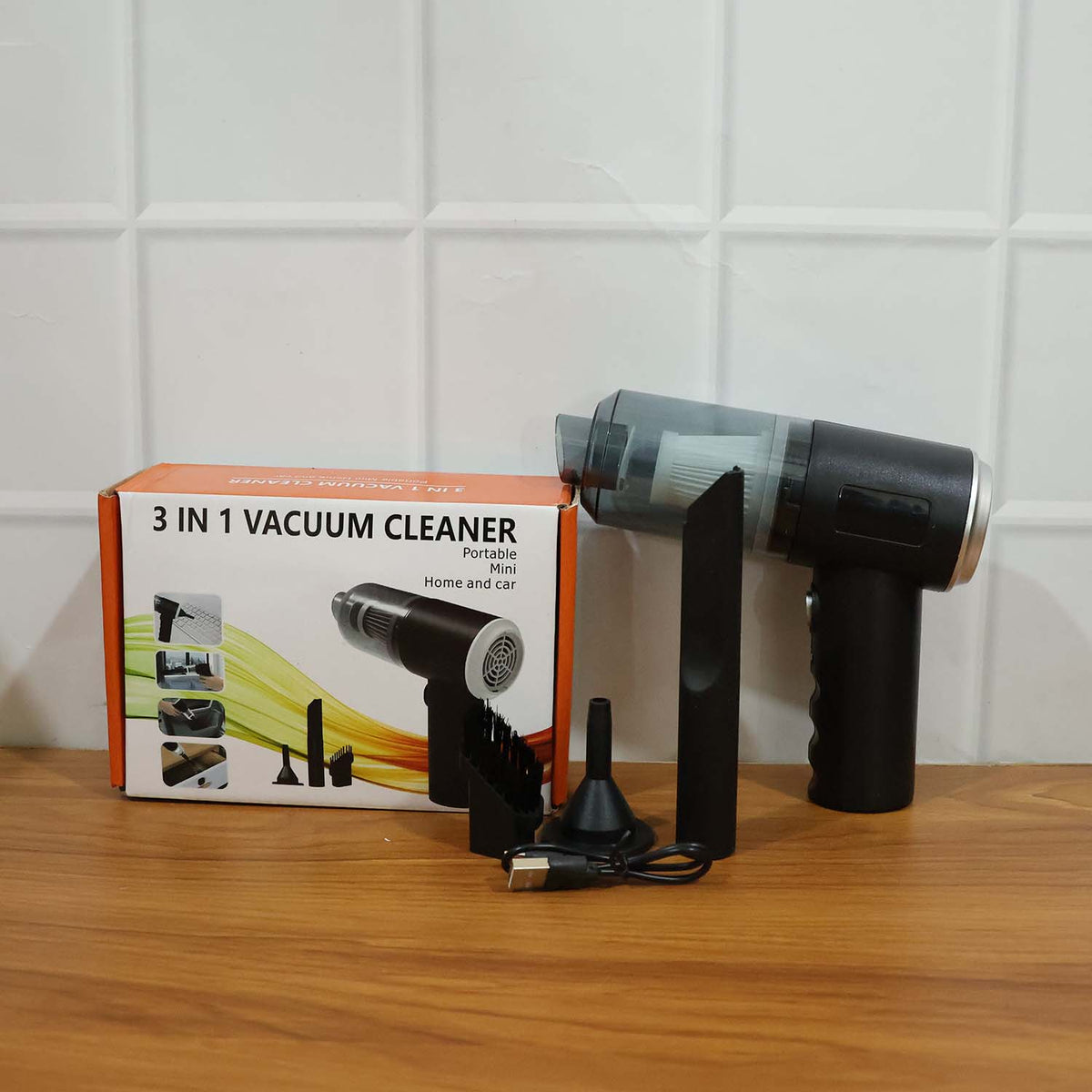Mini Car Vacuum Ð Wireless, Portable & 3-in-1 Cleaner | Storenzo