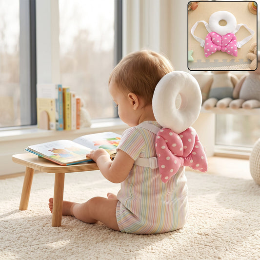 Baby Head Protector Ð Soft Safety Pad for Toddlers | Mini Bubbles