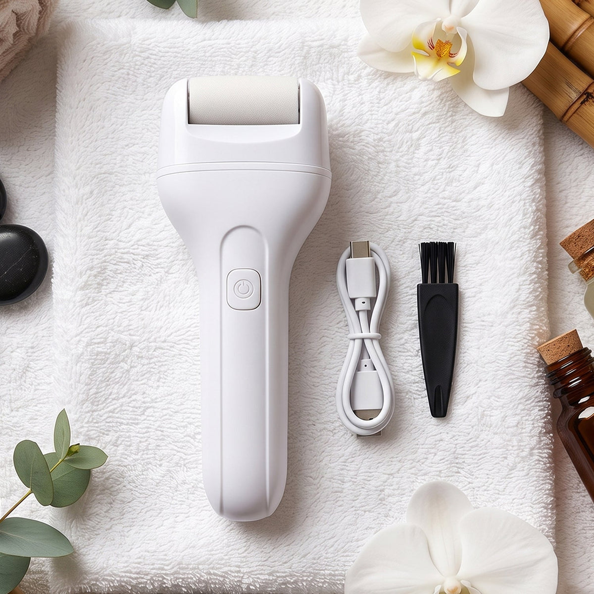 Electric Foot File Ð Rechargeable Callus Remover | AuriGlam