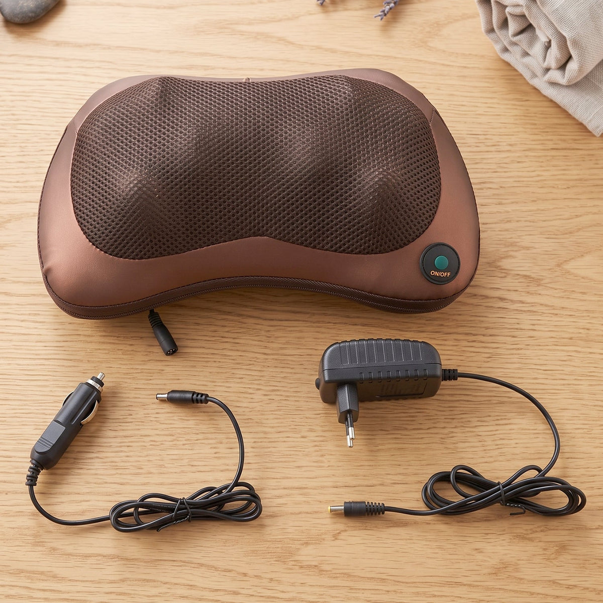 Professional Massage Pillow Ð Heat & Rollers | Velvet Wellness