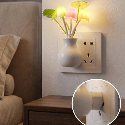 Mushroom Night Light Ð Auto Sensor Multicolor LED Lamp | Indo Glow