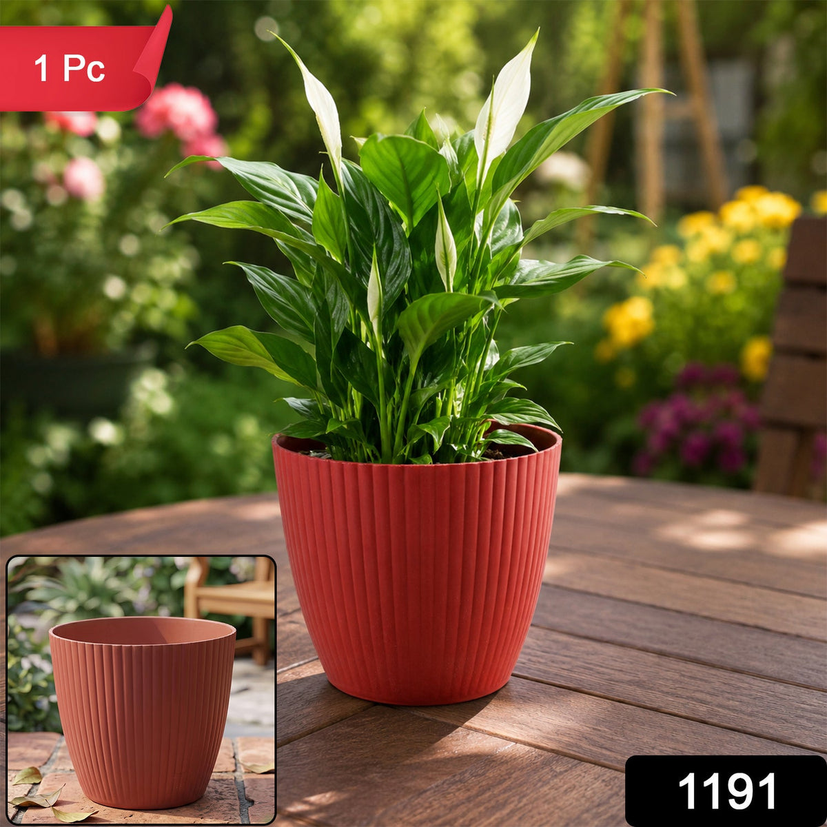 Plastic Flower Pots Ð Durable Round Planters for Home & Garden | Plant Edge